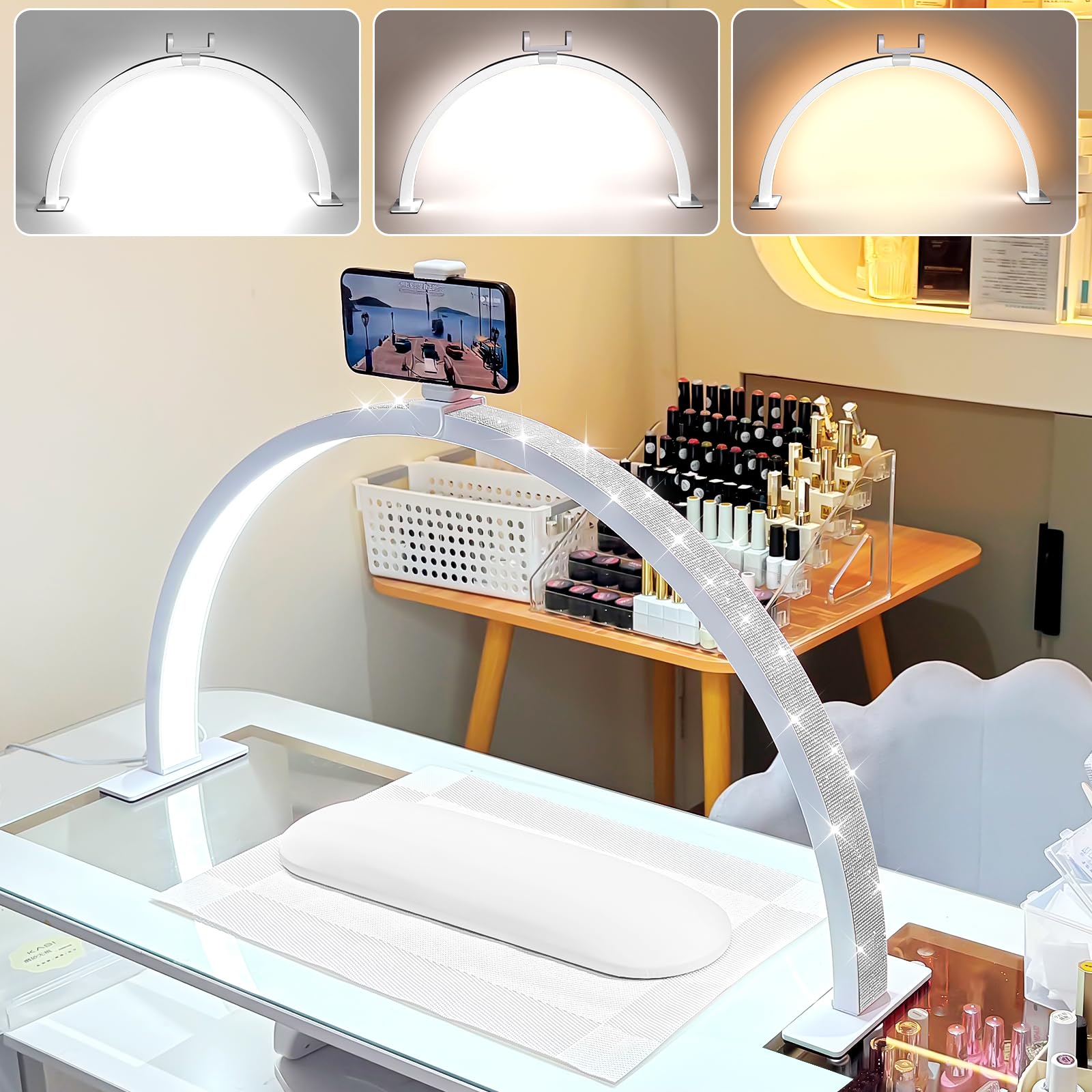 Photo 1 of FFKJDM 29-inch Half Moon LED Desk Lamp