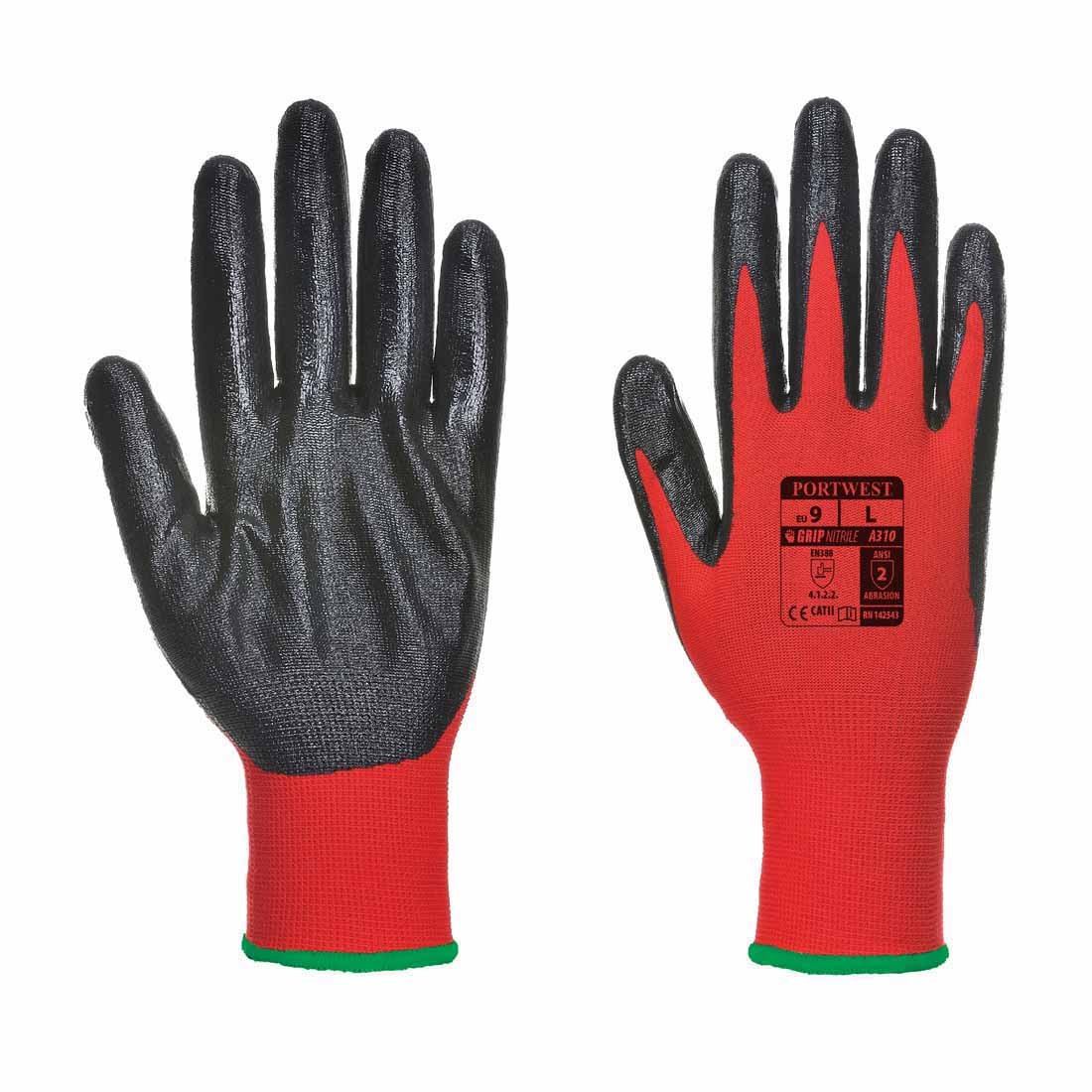 Portwest Mens Flexo Grip Nitrile General Handling Glove (1 Pair Pack)