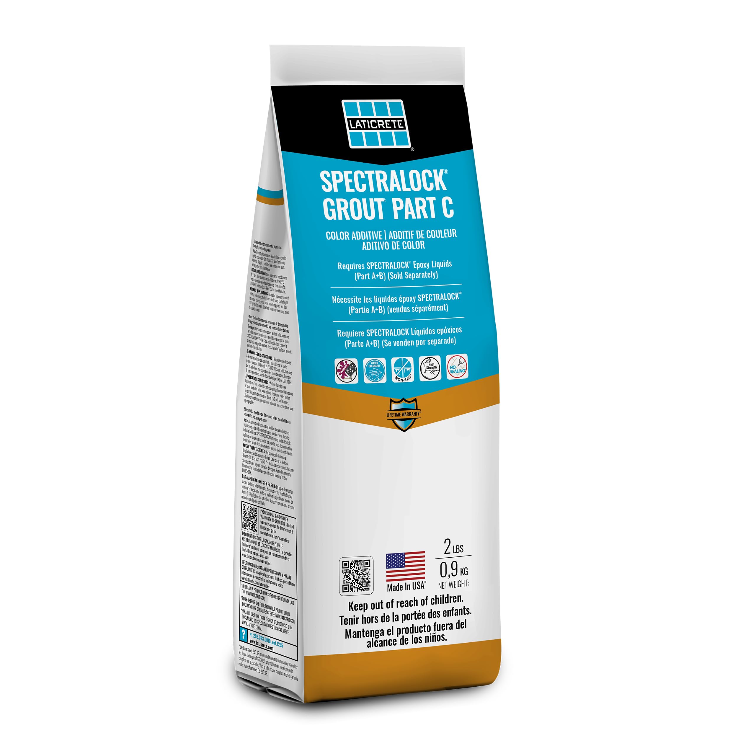 LATICRETE SPECTRALOCK Grout Part C Dusty Grey 2LB