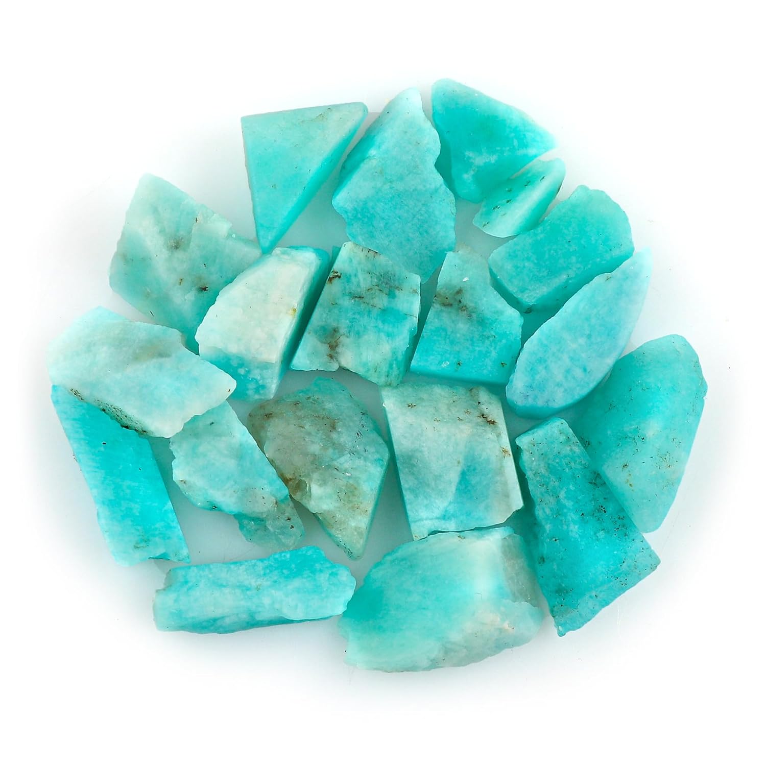 CRYSTALIS 100 carats. A++ Natural Raw Amazonite, High Grade Loose Gemstone Wholesale Bulk Rough Jewelry Making Supply, Chakra Stones, Wire Wrapping, DIY, Gem Collection, Tumbling