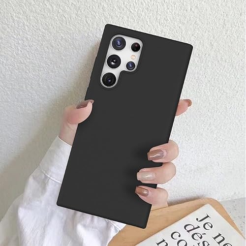 Miniatura 2 de DEENAKIN Funda protectora de silicona para Samsung Galaxy S22 Ultra, suave y sedosa con forro de microfibra suave, funda protectora para Samsung