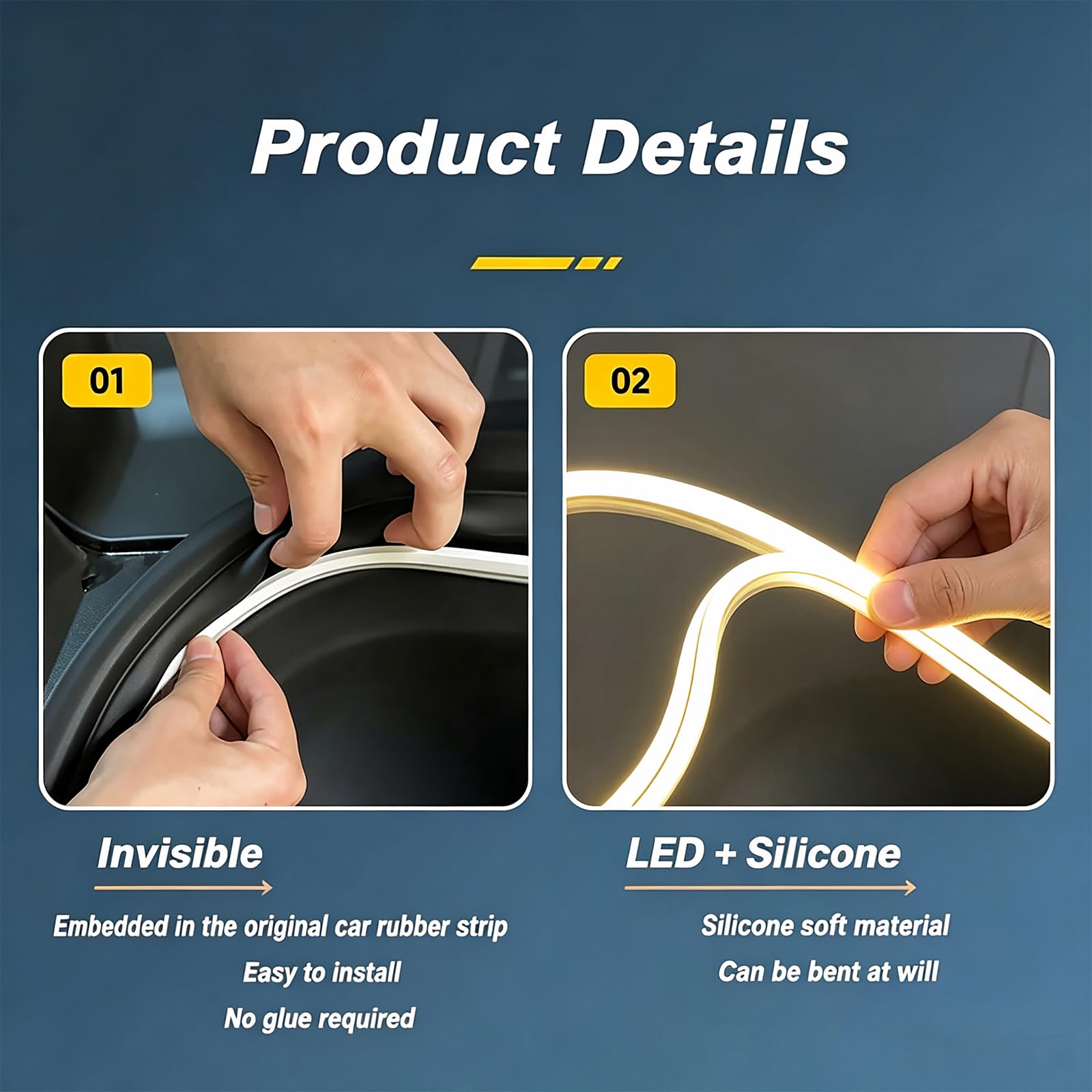 4m Cinturón Luz LED Maletero para Land Rover Discovery HSE 2010-2025