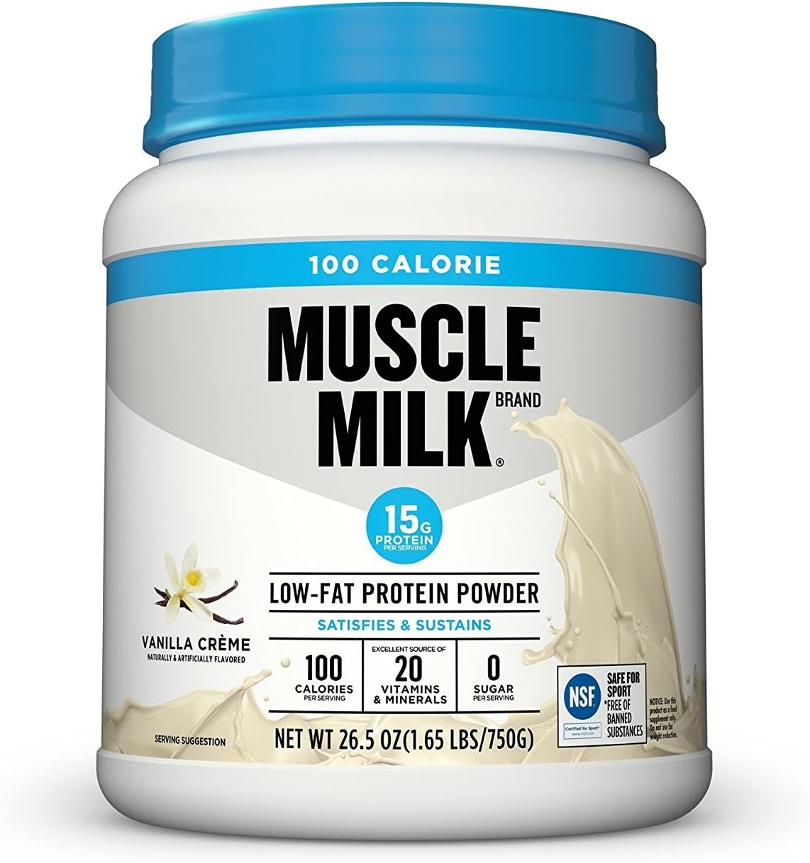 100 Calorie Protein Powder, Vanilla Creme, 15g Protein, 1.65 Pound