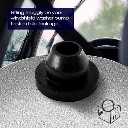 Miniatura 7 de bomba para limpieza de parabrisas con arandela 21323 – 232316B, para: BMW, Mercedes-Benz, reemplazable para OEM #: 67128362154, 67128377612