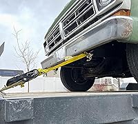 Vista 3 de Mytee Products Paquete de 4 correas de cabrestante de recuperación de 2 pulgadas x 8 pies con gancho de racimo RTJ