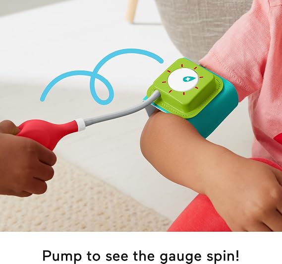 Fisher-Price Doctor Set Fisher-Price Doctor Set, counting of 7 pieces for preschool children aged 3 and over, doctor toys HYH26