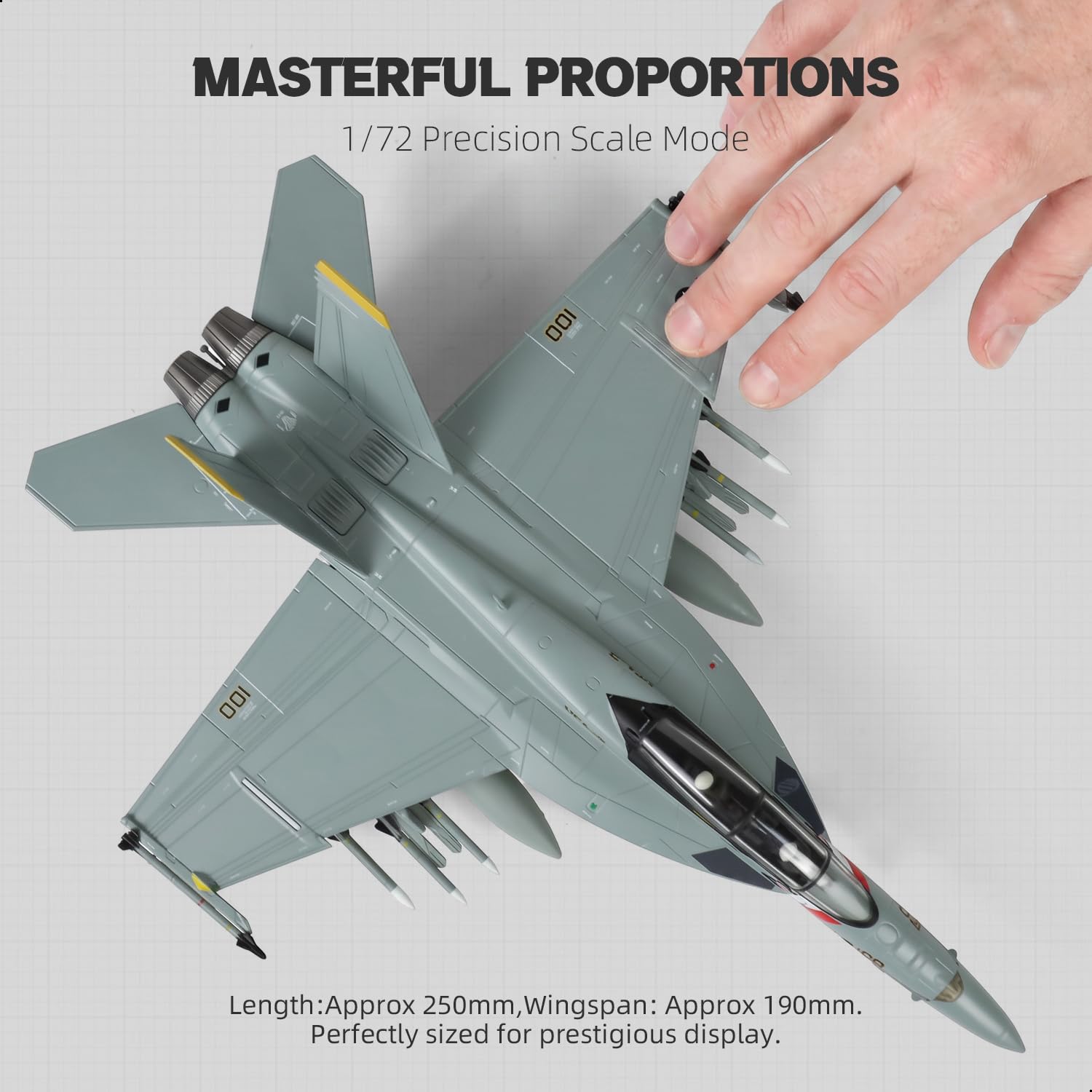 Amazon.com: NUOTIE 1/72 F/A-18F Super Hornet VFA-2 Bounty Hunters