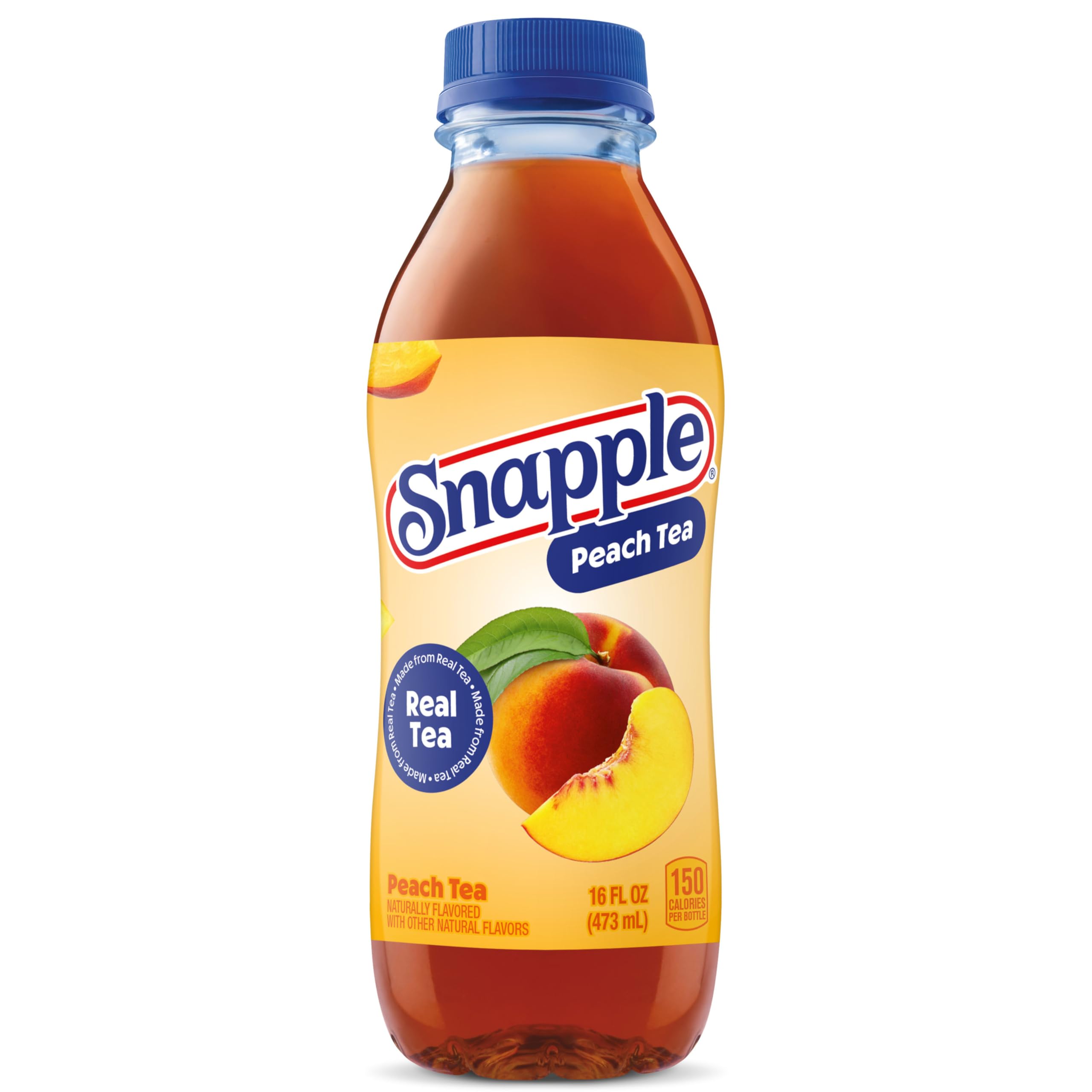 Snapple Peach Tea, 473 ml, Kunststoffflaschen, 6 Stück, 473 ml, 24 Stück
