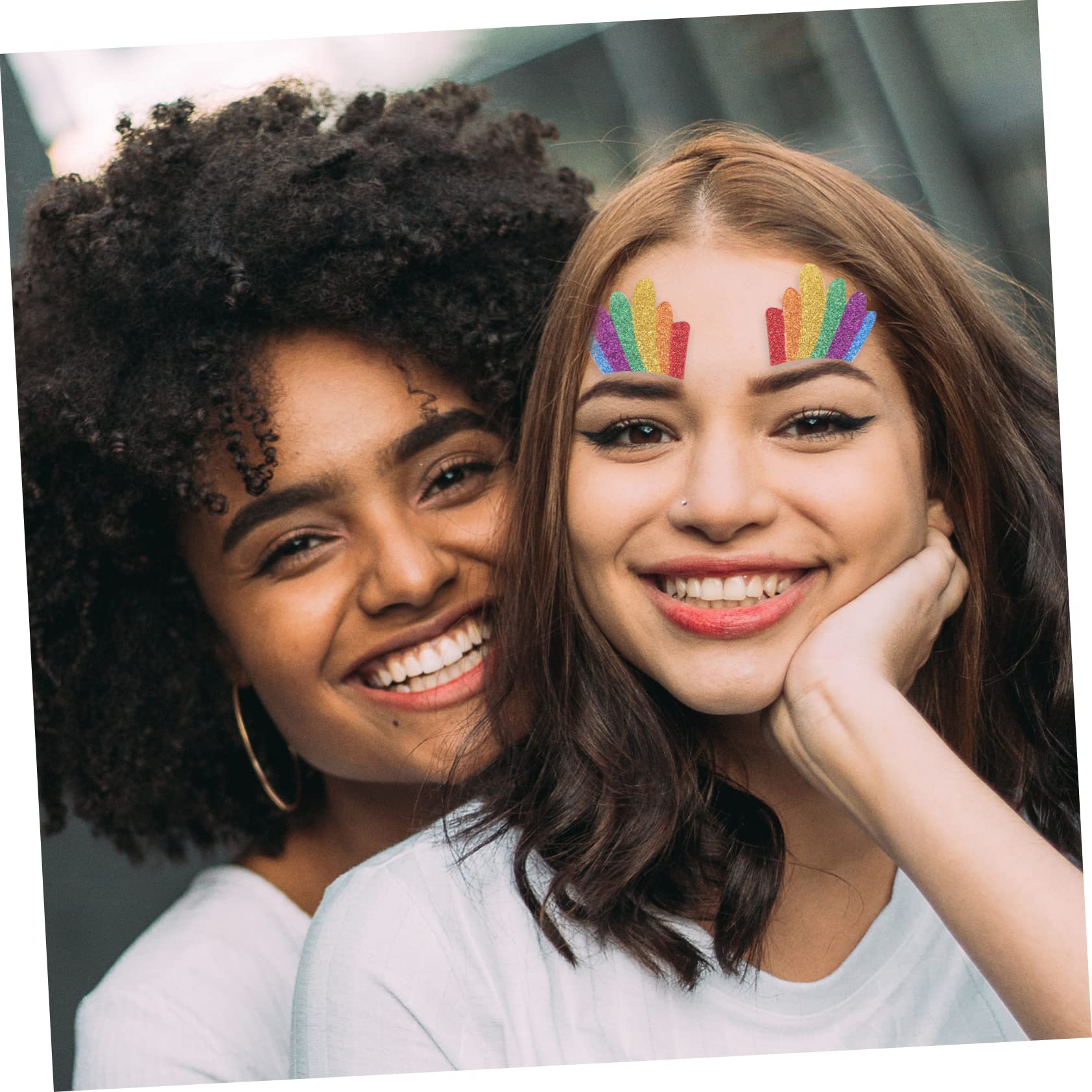 10piezas Pegatinas De Orgullo Tatuajes Temporales Arcoíris Para Fiesta Lgbtq Decoración Facial y Corporal Adhesivos Sin Daño La Piel Perfectos Para Celebraciones y Eventos De