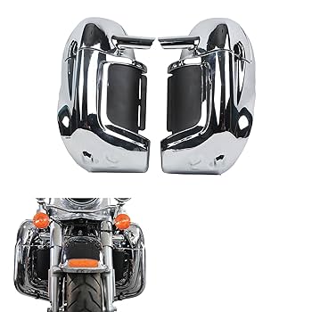 Amazon.com: Green-L Chrome Lower Vented Leg Fairings Glove