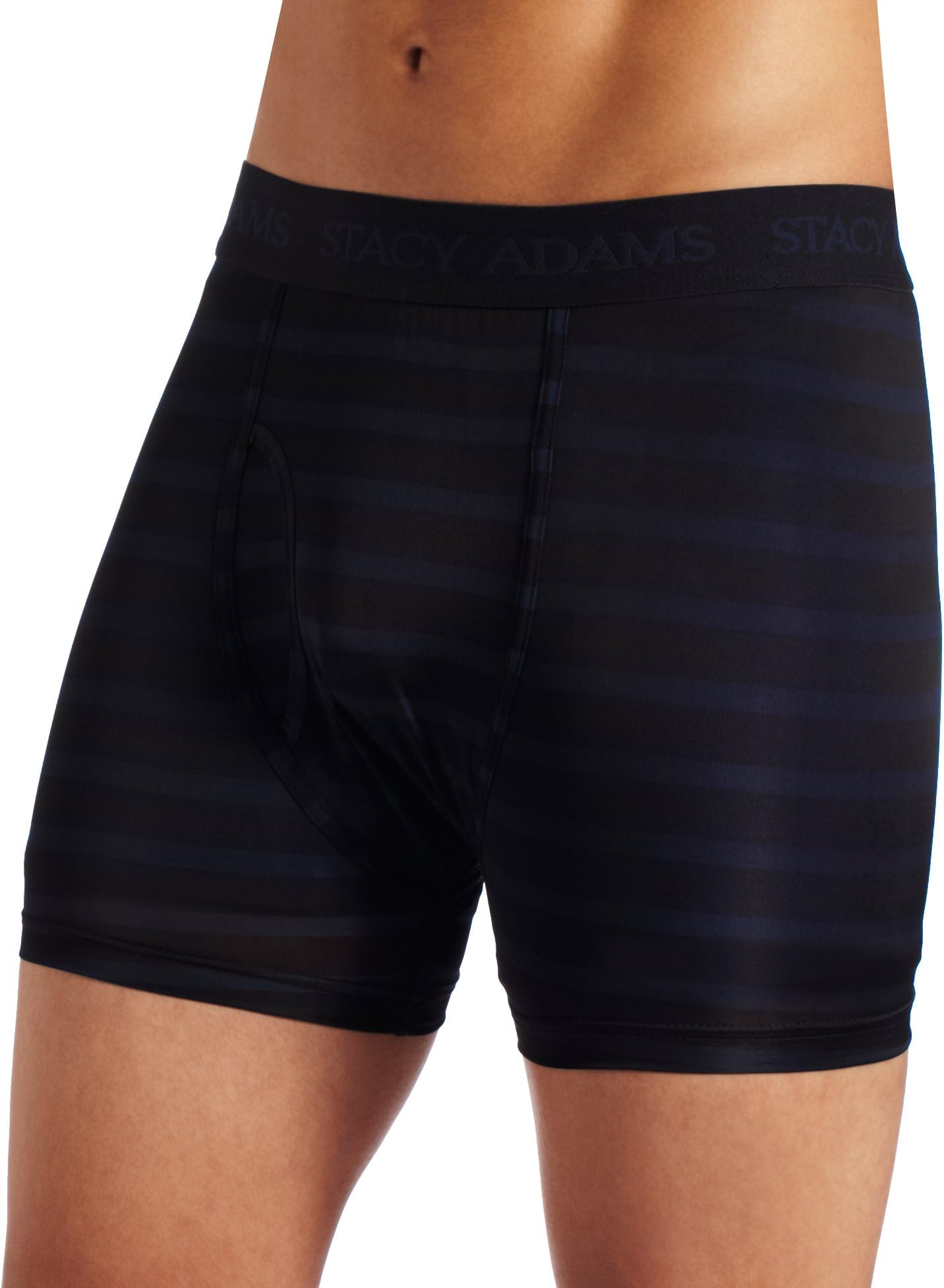 Stacy Adams Men's Regular Stripe Boxer Brief
