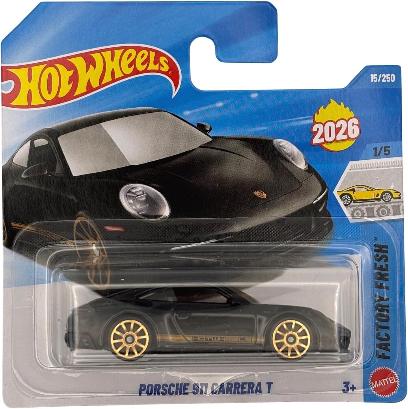 Hot Wheels - Porsche 911 Carrera T - Factory Fresh 1/5 - JJK80