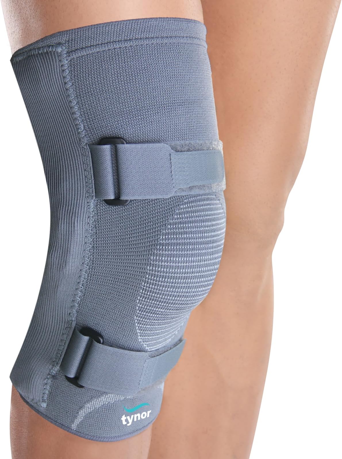 Knee Cap With Rigid Hinge, Grey, XL, 1 Unit