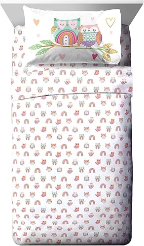 Jay Franco - Juego de sábanas infantiles tamaño matrimonial de 4 piezas de Trend Collector Sweet Dream, supersuaves y acogedoras, hechas de