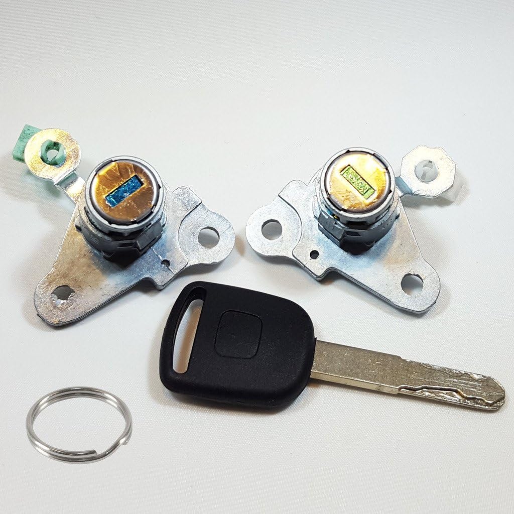 New Door Lock Cylinder Set for Honda Fit 2008 Driver and Passenger Doors
