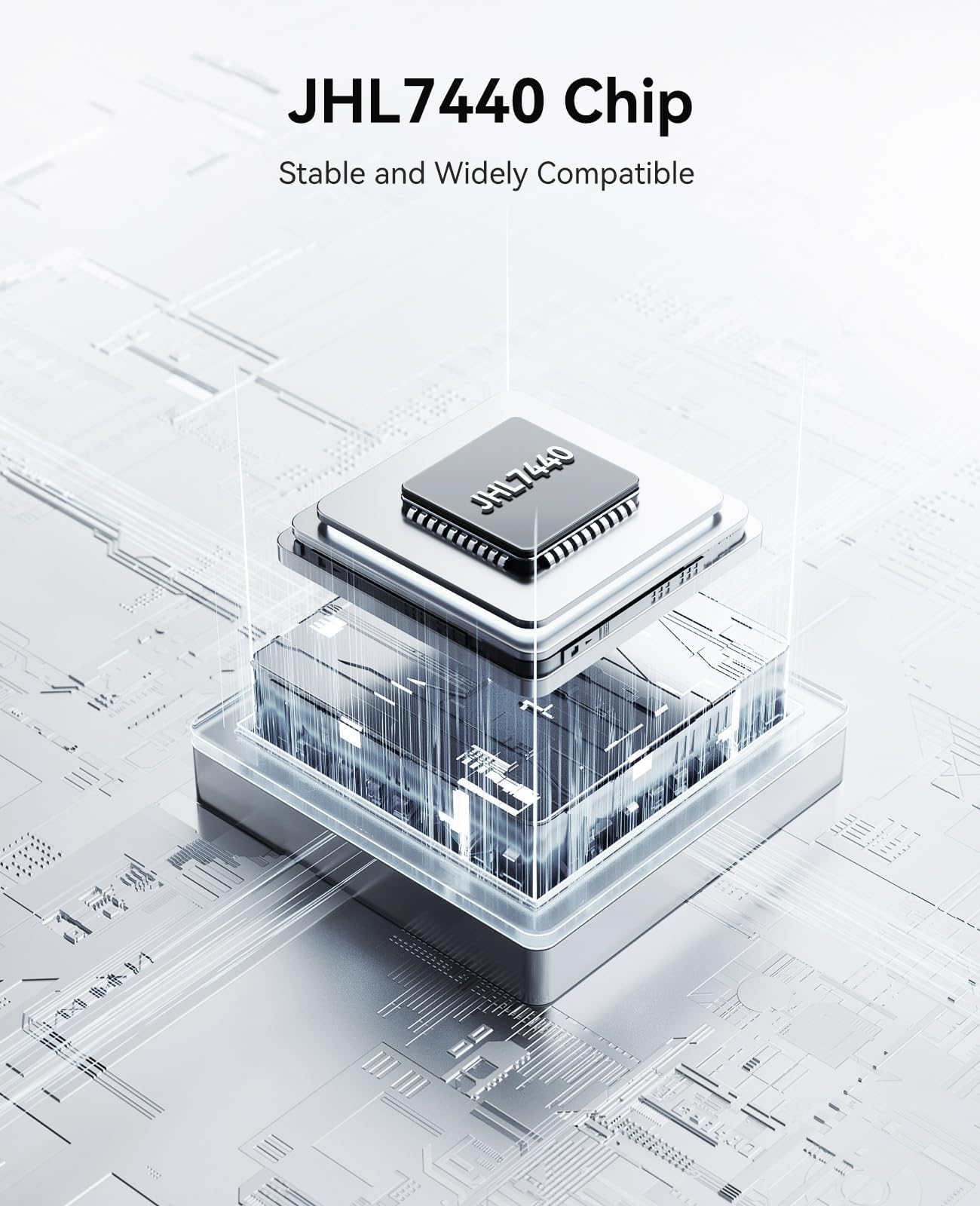 ORICO MiniMate 1TB Extreme SSD per Mac mini M4/M4 Pro, 40Gbps SSD Portatile In Alluminio, Compatibile con Thunderbolt 4/3/USB4, Argento M4T4