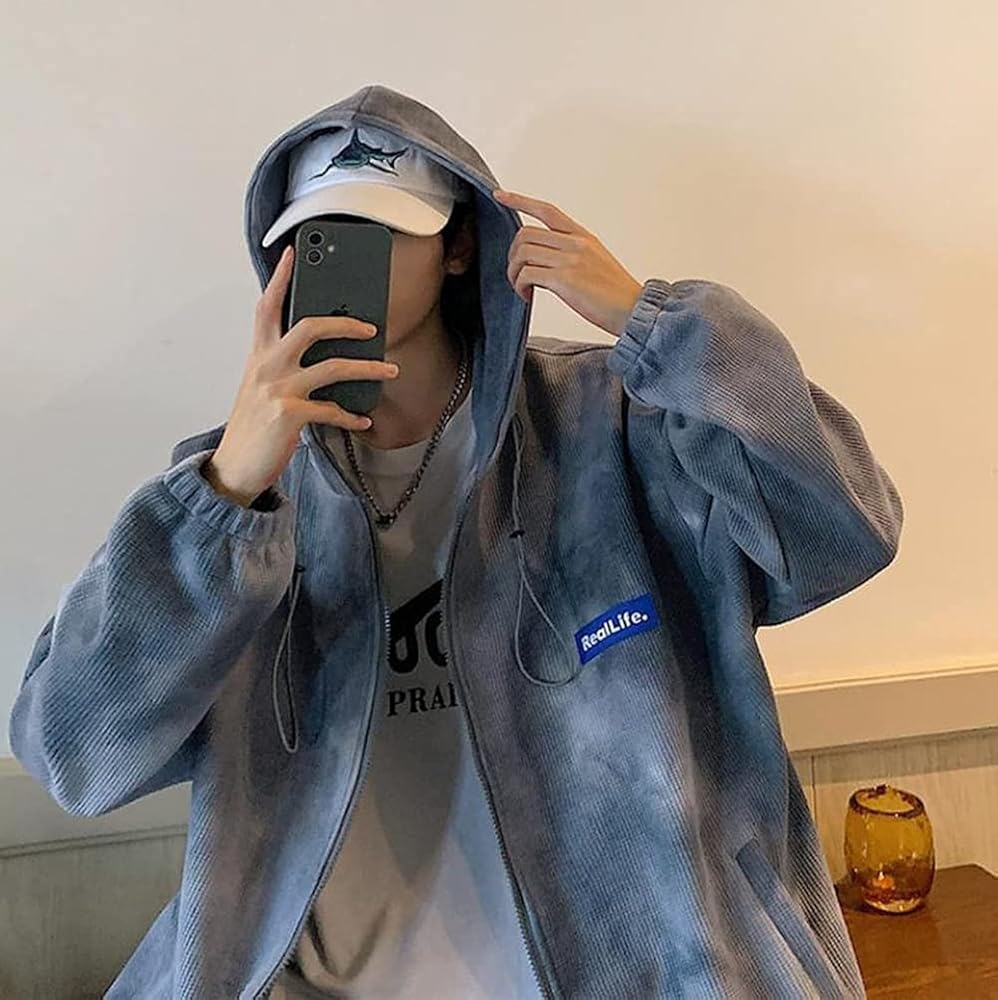 Amazon.co.jp: [CUTEDAY] ジャケット メンズ フード付き パーカー