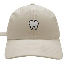 JPAK Dentist Tooth Baseball Cap Embroidered Cotton Dad Hat - Dental