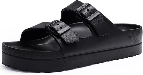Goosecret Sandalias de plataforma para mujer con soporte de arco — Sandalias