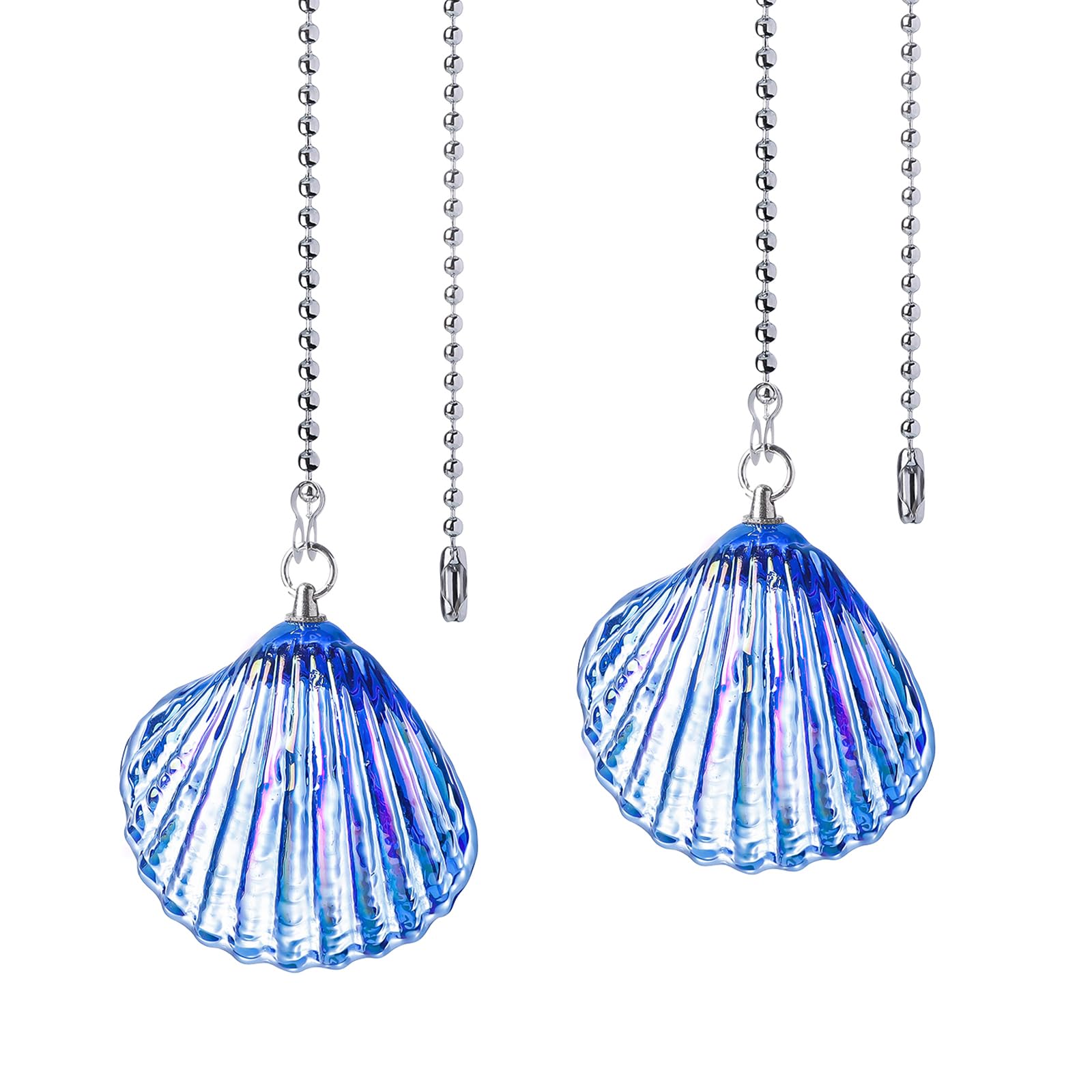 Ceiling Fan Pull Chain Extenders - 2 Pack Blue -1