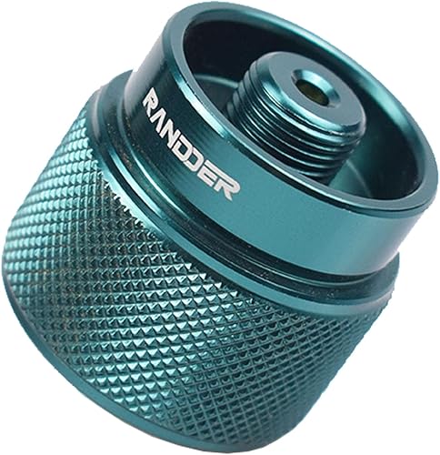 RANDDER Adaptador de propano a butano adaptador de estufa de campamento convertidor adaptador de gas de 16 onzas entrada de tanque de propano EN417