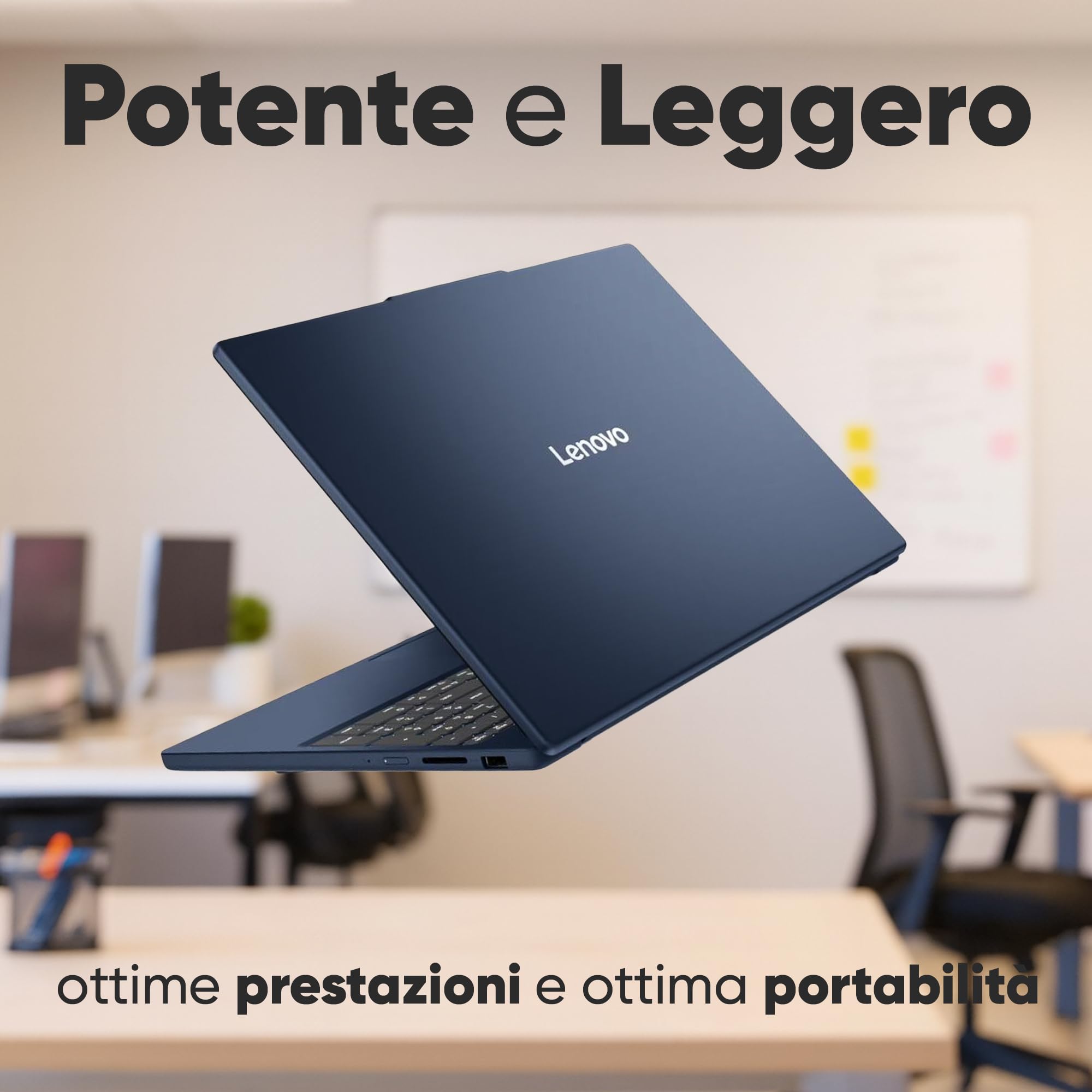 Lenovo Pc Portatile, Notebook i7 13620H, 16GB RAM DDR5, SSD 1TB, Display 15,3" WUXGA IPS, Computer Portatile, Laptop con Win11 Pro, Tastiera Retroilluminata, Ideapad Cosmic Blue EXCLUSIVE EDITION