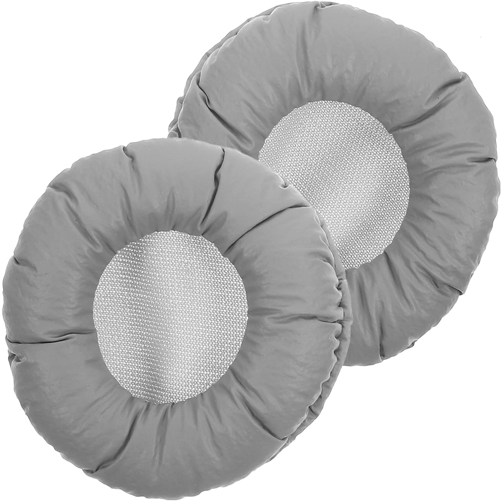 Coussinets d'oreille de Rechange en Éponge Gris pour Casque 50 Mm Compatible, Housse Coussinets Oreillettes Confortables et Solide, Accessoires Audio Remplacement Écouteurs