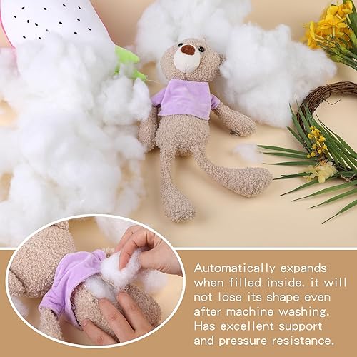 Miniatura 5 de UzecPk Relleno de fibra de poliéster de 28.22 oz28.2 onzas, relleno de fibra de alta calidad, relleno de almohada, relleno de fibra de alta