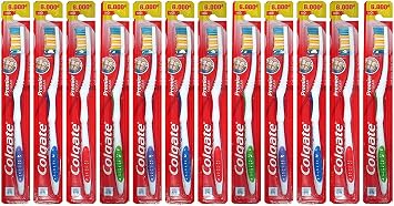 Colgate Toothbrushes Premier Extra Clean(Pack of 12 ),Multicolor,Corded Electric