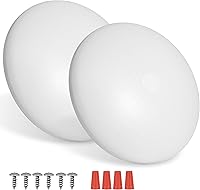 Vista 9 de Paquete de 4 luces LED para techo de RV, luz interior para bote, DC 12V, montaje en superficie, cúpula de techo, luz de panel de 4.5W para furgoneta