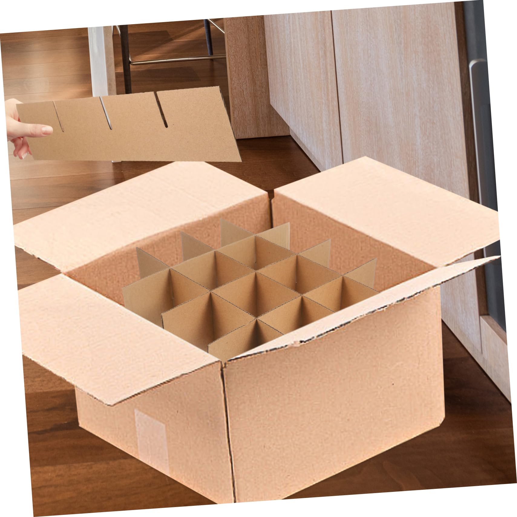 Kartonteiler Für Umzugskartons - Teller Glas Schalen Trennwände 13.2x3.1x0.5 Zoll 280g