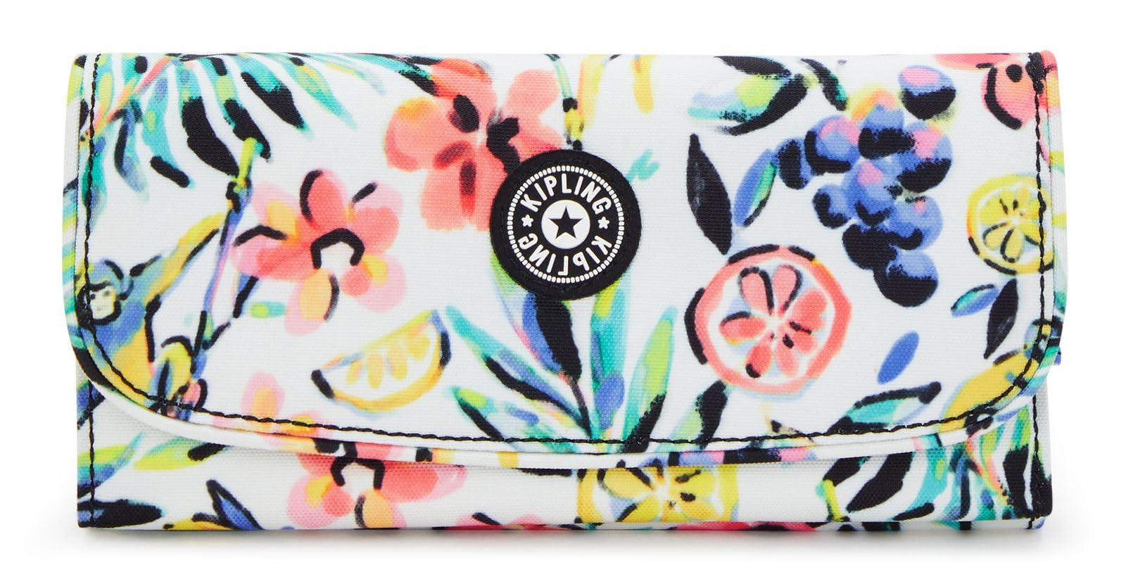 Kipling Money Land, Portafoglio Donna, Cocktail Floral, Taglia Unica
