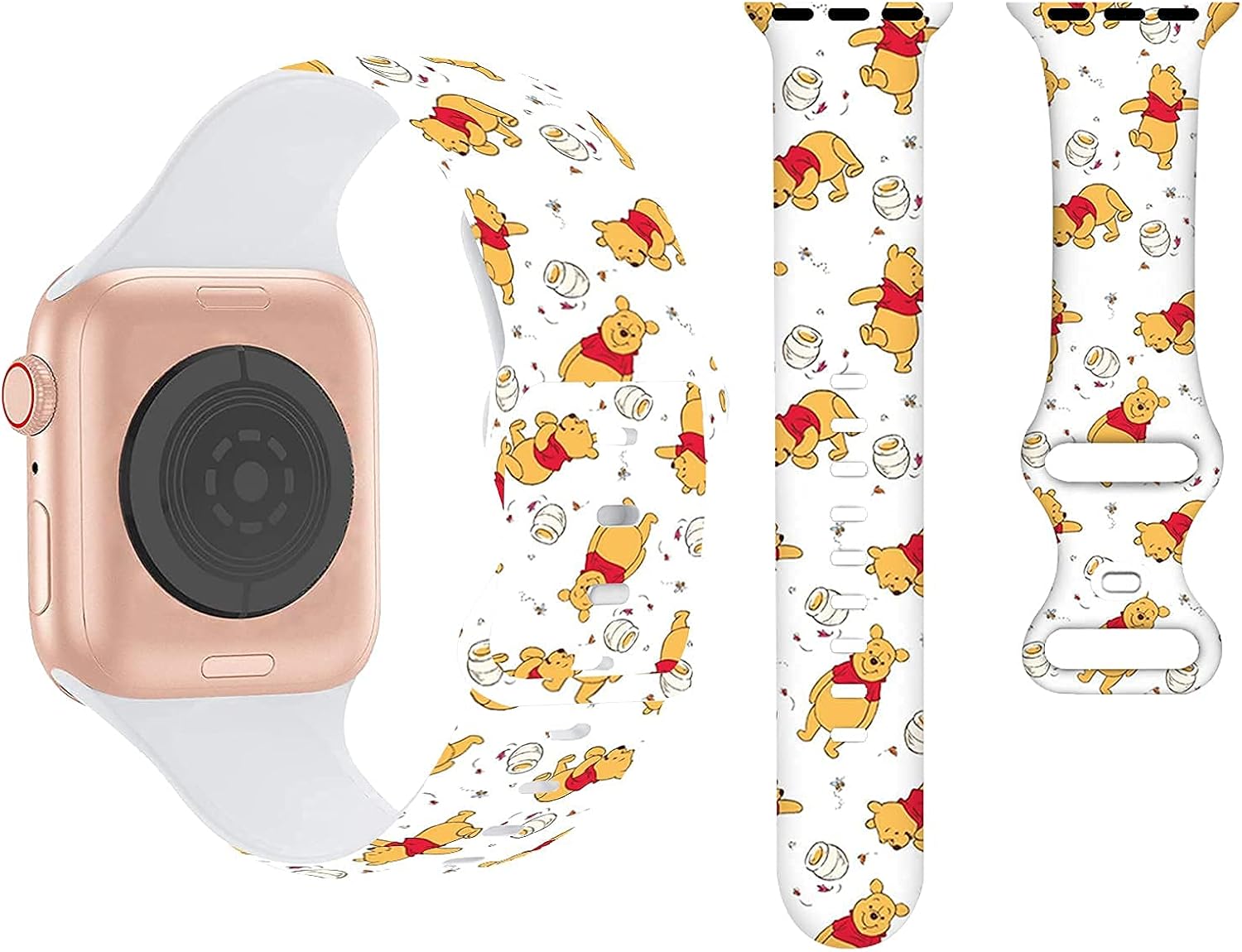 Popular ROVOZAR Silicone Bands with Watch band Sport Band 40mm 42mm 38mm Soft Silicone Replacement Wristband Compatible Silicone Bands Universal All