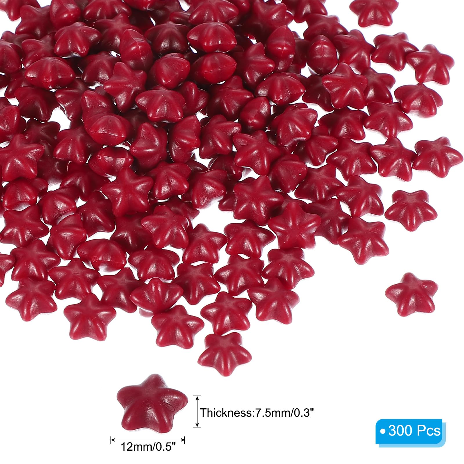 PATIKIL Wax Seal Beads, 300 Pack Red Wax Beads for Stamp Seals Red - Image 2