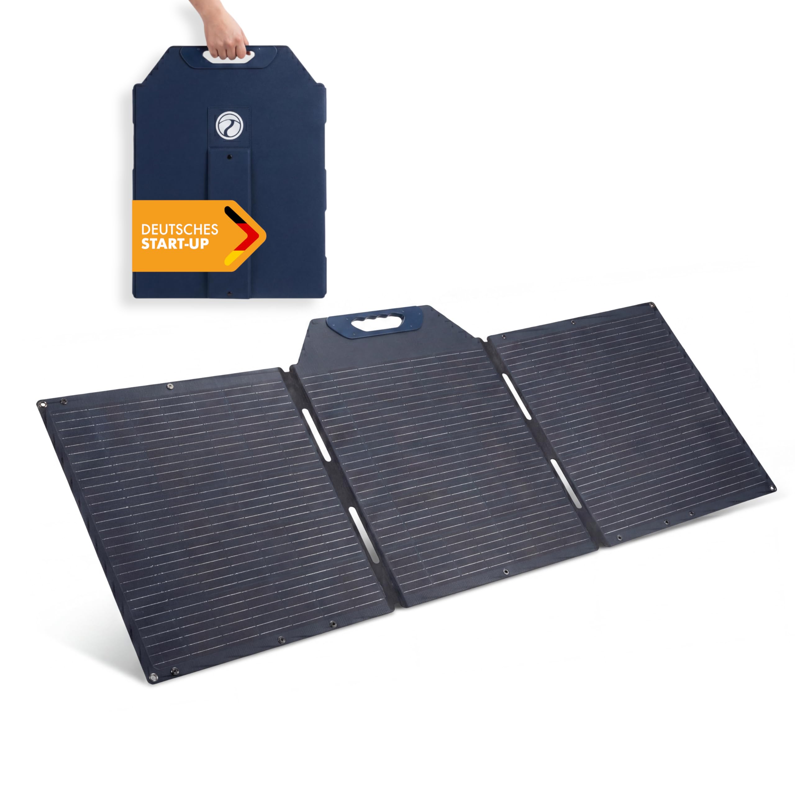Naturbummler Solarpanel faltbar 150W Monokristallin [SOLAR-CORE] Solartasche - Solarmodul für Powerstation Camping Wohnmobil Vanlife Outdoor - Photovoltaik tragbar (150, Watt)