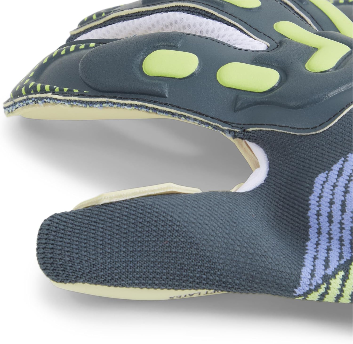 PUMA Future Hybrid Goalkeeper Gloves, Adults Unisex, Persian Blue-Pro Green (Multicoloured), 7