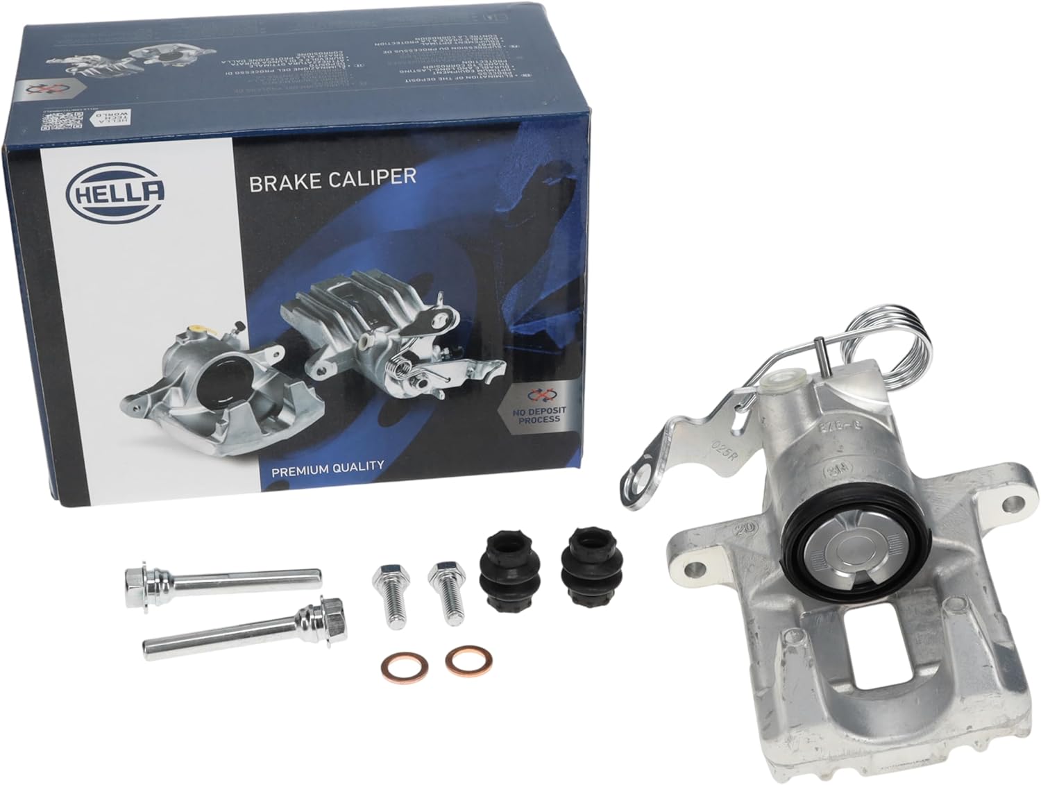 HELLA Brake Caliper Compatible with Select 1997-2005 Audi & Volkswagen, Rear Right