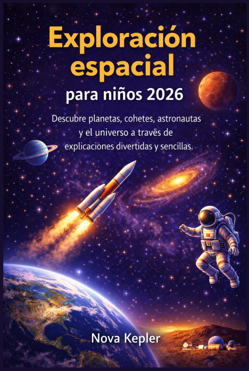 Exploración espacial para niños 2026: Descubre planetas, cohetes, astronautas y el universo a través de explicaciones divertidas y sencillas
