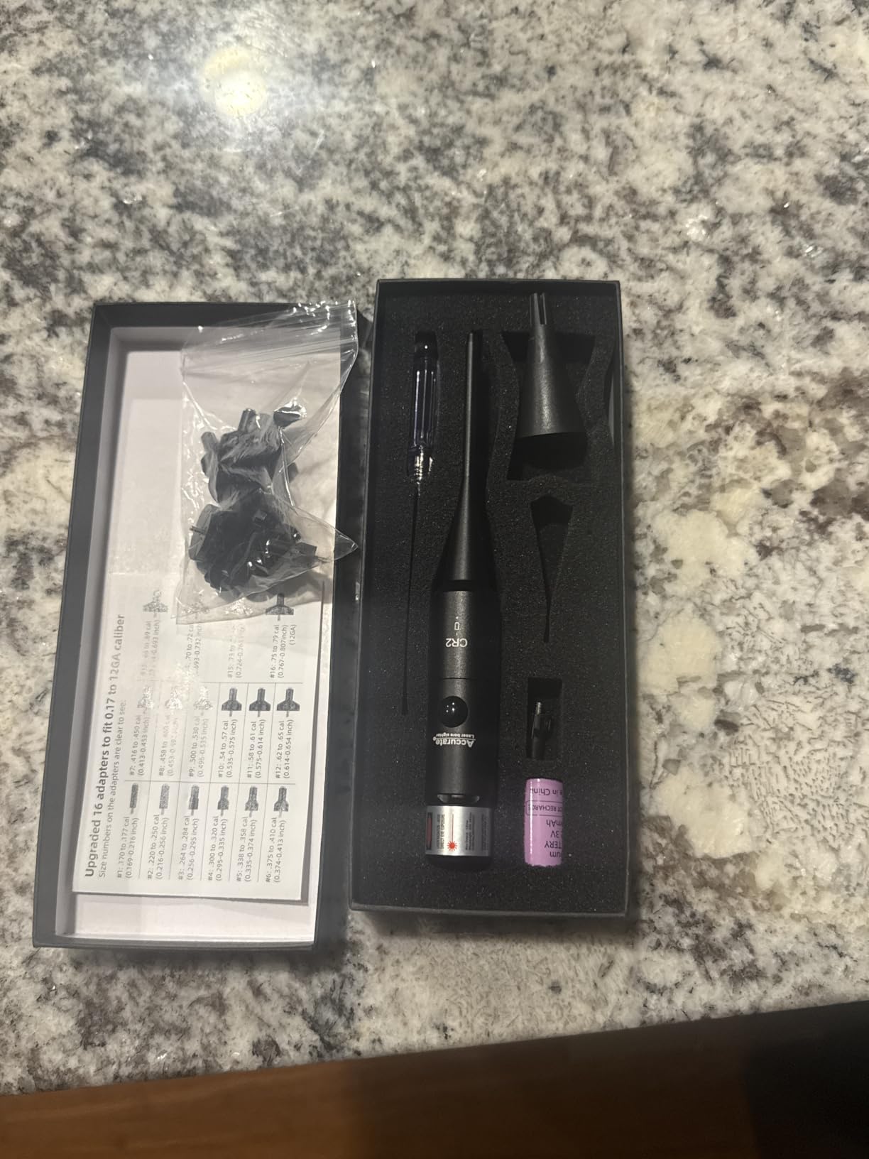 EZshoot Bore Sight Kit Adapters and Switch - Customer Photo 2