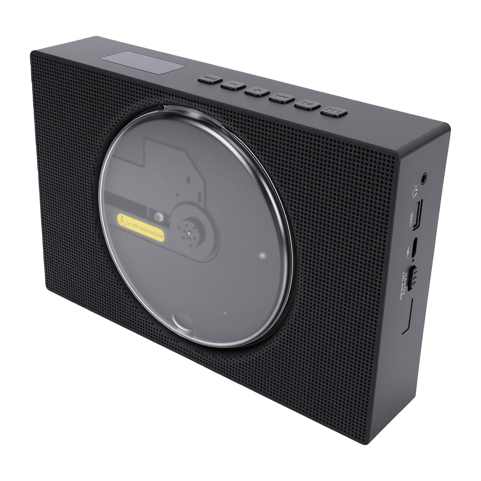 GOWENIC Reproductor de CD Portátil, Reproductor Versátil 8 en 1, (Enchufe