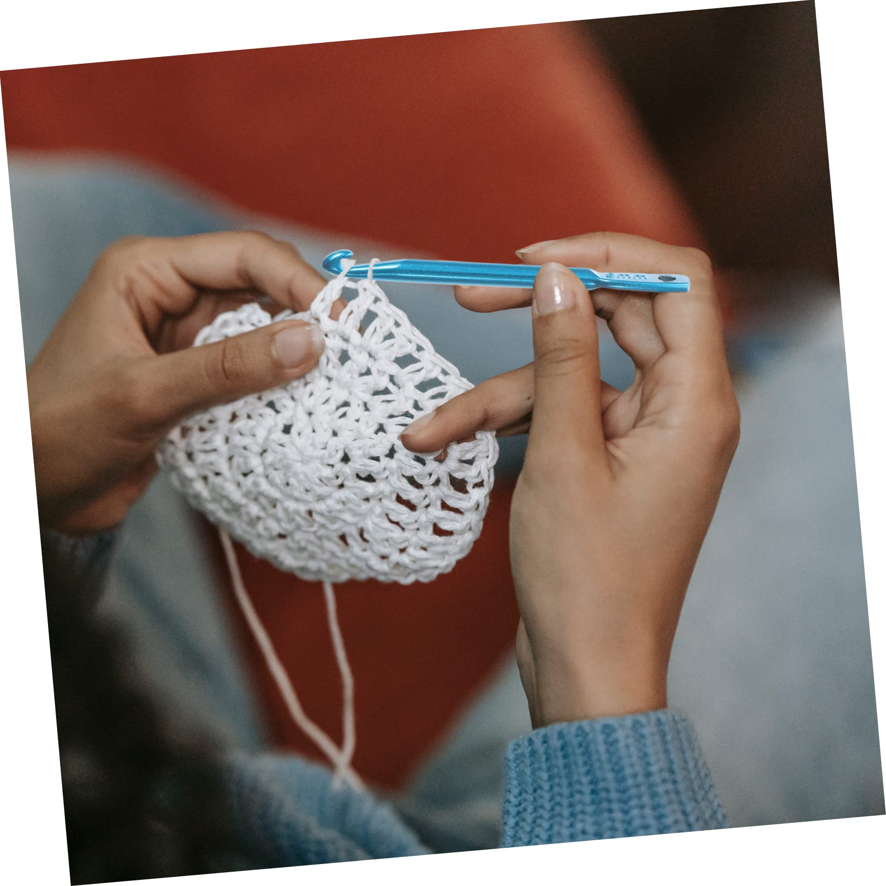 Hohopeti 20piezas Ganchos De Crochet Portátiles Para Tejer Herramientas De Manualidades Para Amantes Del Crochet