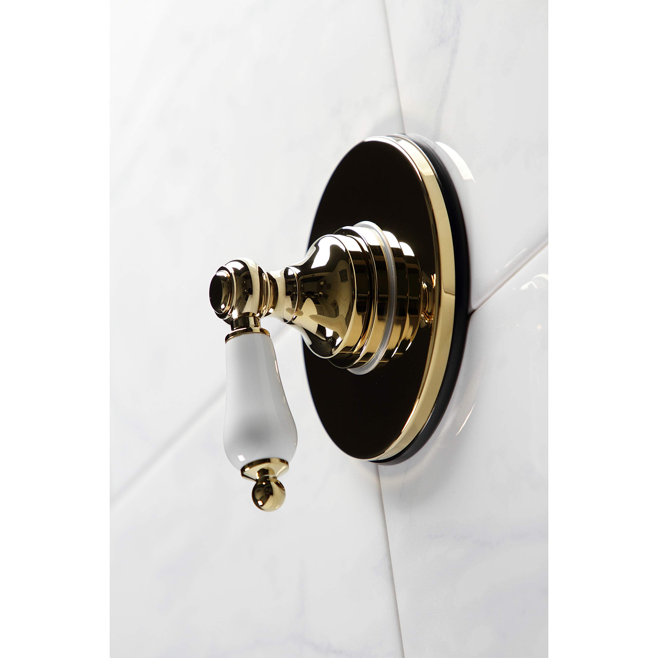 Kingston Brass KS3032PL Válvula desviadora de Tres vías con Kit de Ajuste, latón Pulido