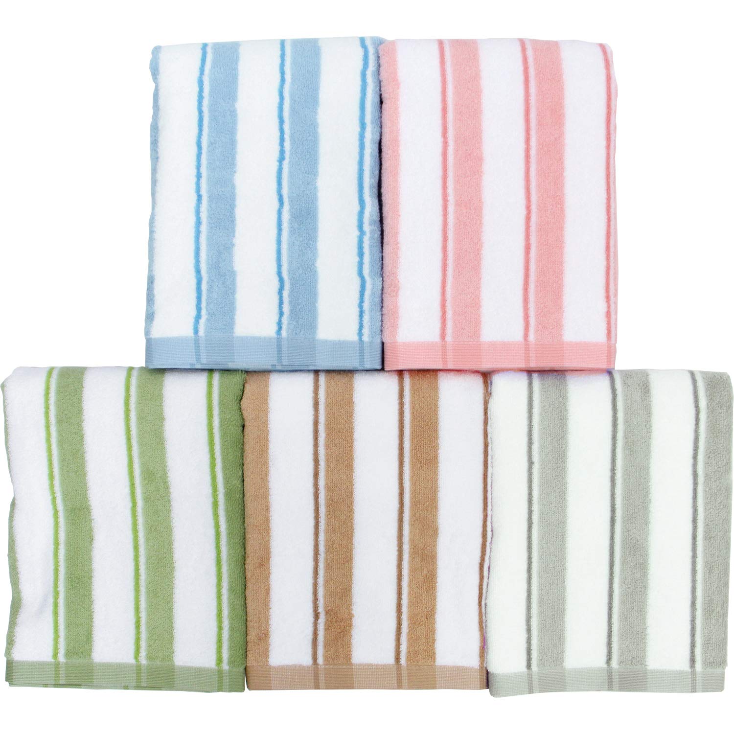 Amazon｜林(Hayashi) バスタオル 2枚入 約60×120cm エーゲ海産コットン