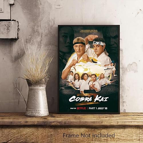 Miniatura 6 de Cobra Kai - Póster de la serie de televisión #1, póster mate, sin marco, regalo de 11 x 17 pulgadas (11.0 in x 16.9 in)