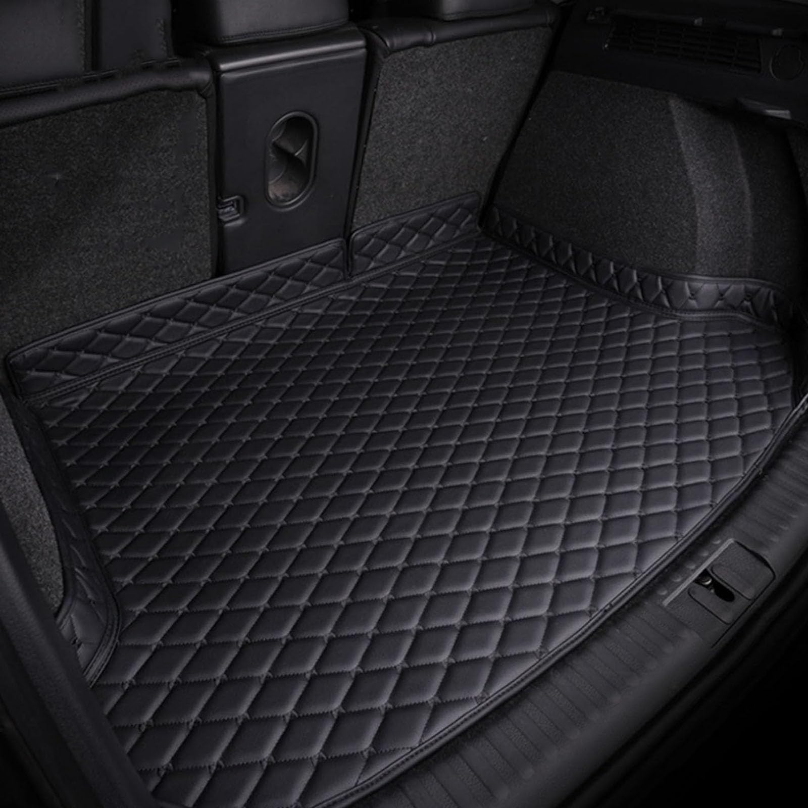 Meknmoney A/Black Cr Boot Mts For Ki Ceed Proceed Xceed Sw Gt 2018-2023 2024, Lether Boot Liner Mts Rer Trunk Nti-Scrtch Crpets Protector Pd Ccessories,