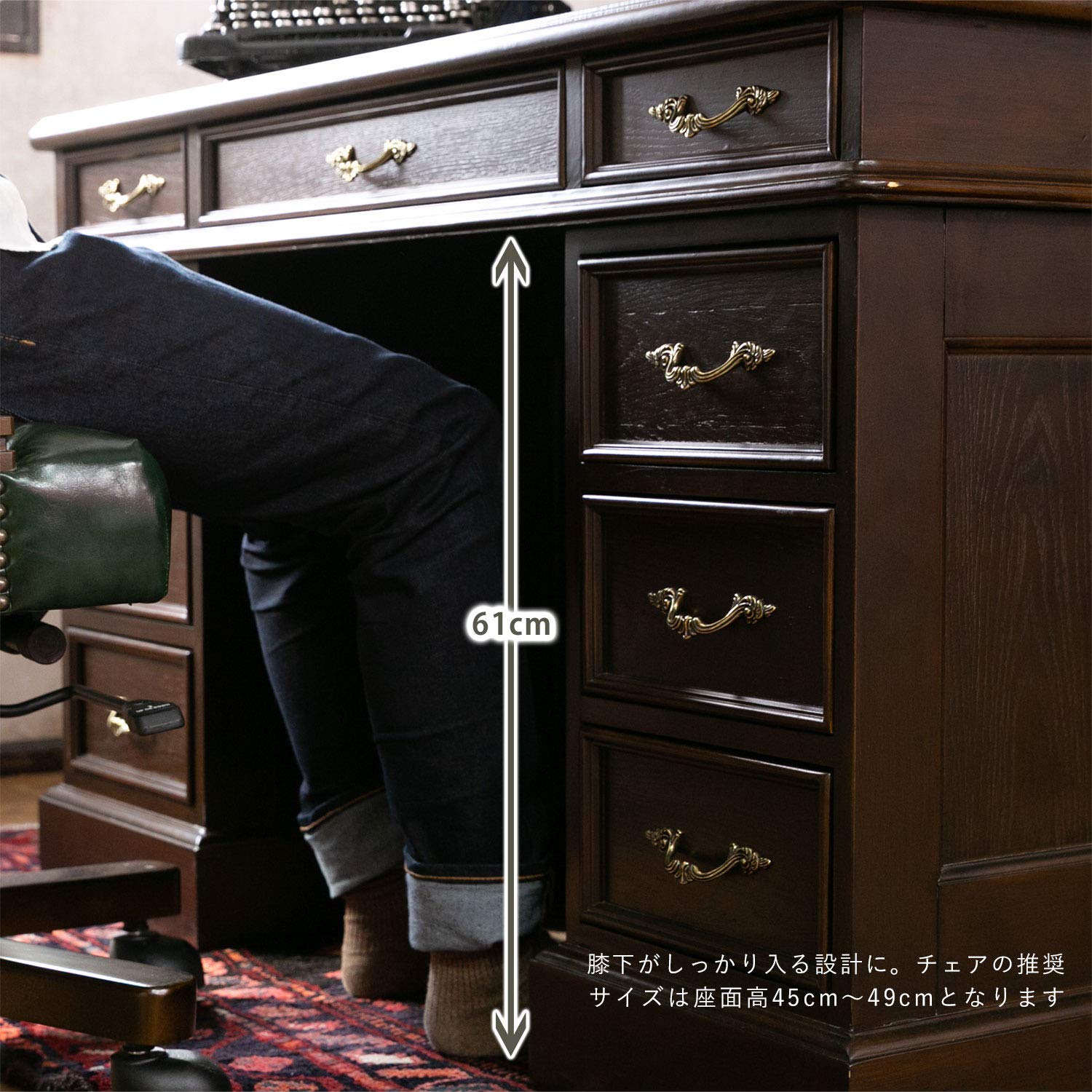 Amazon | デスク 7022-l-5 ケンジントンライフ (Kensington life