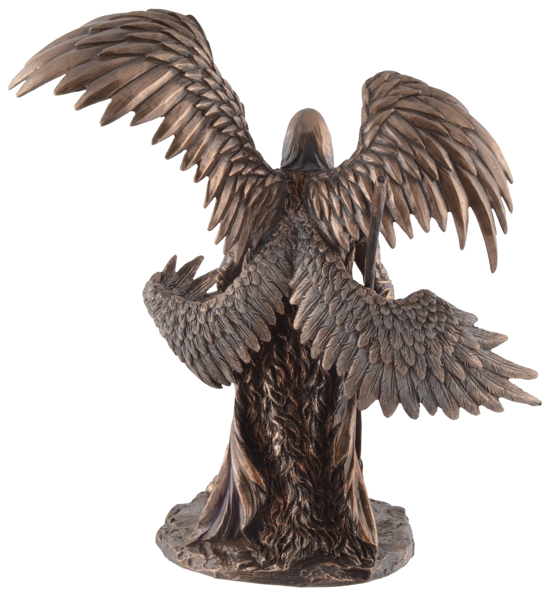 Azraele, Arcangelo della morte, in pietra artificiale, color bronzo, collezione Veronese, 708-78385