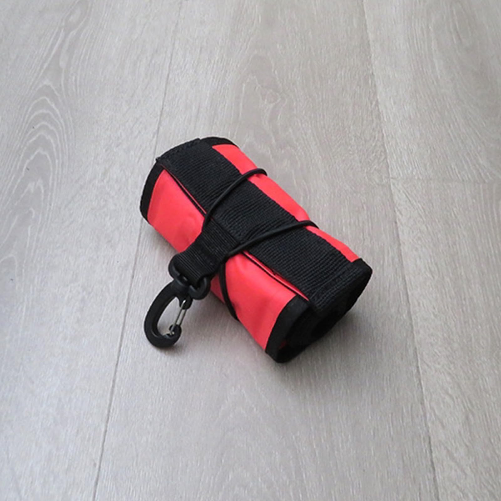 Generisch Marcatore per immersioni a gonfiaggio rapido, panno di nylon antistrappo, boccaglio pieghevole, boa di sicurezza per snorkeling in acque aperte, boa di sicurezza