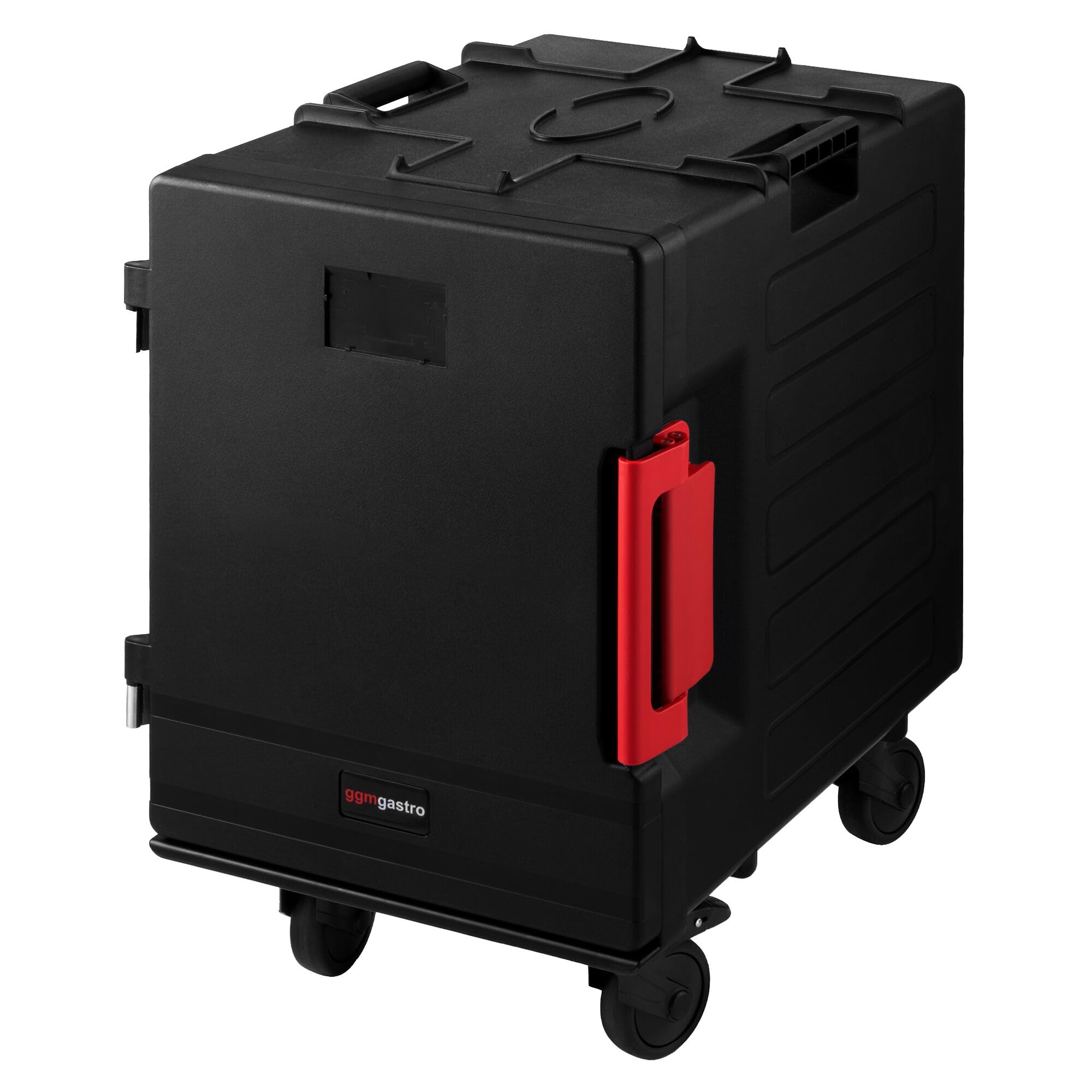 GGM Gastro Thermobox Frontlader 88 L für 12x GN 1/1 | Hervorragende Isolierung, hygienisch abgerundete Innenecken, einfache Reinigung, mobil durch leise Laufrollen