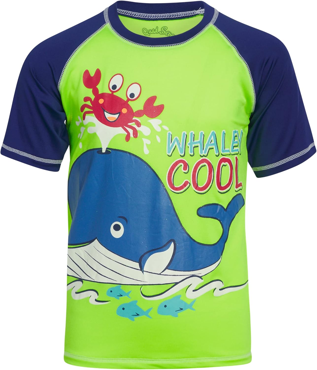 Quad Seven Boys 2-Piece Rash Guard and Trunk Swimsuit Set (Infant/Toddler/Little Boys): Clothing, Shoes & Jewelry